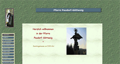 Desktop Screenshot of pfarre-paudorf.com