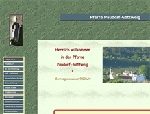 Tablet Screenshot of pfarre-paudorf.com